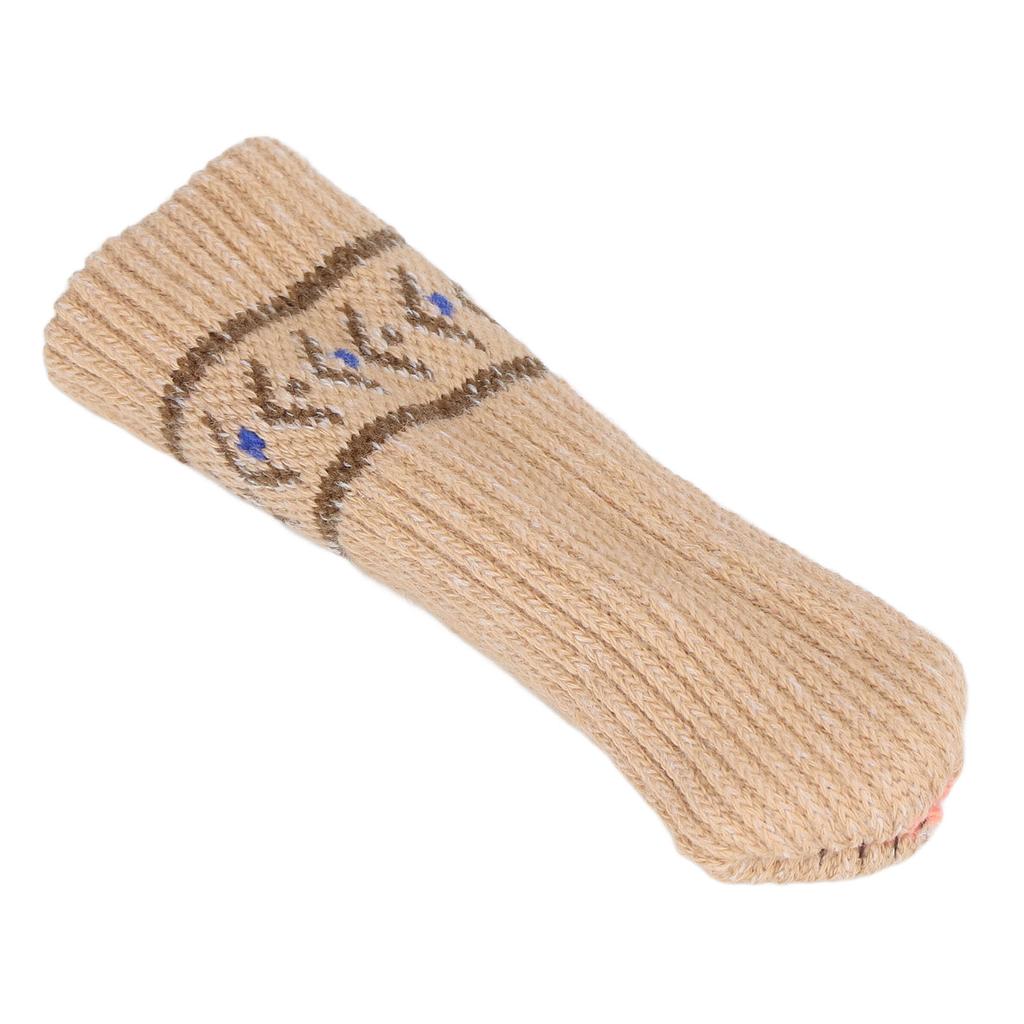 Chair Leg Floor  ors, 20PCS Furniture Leg Socks Chair Leg Covers Chair Foot Covers Acrylic Silicone Double Layer Elastic Chair Leg Covers for H