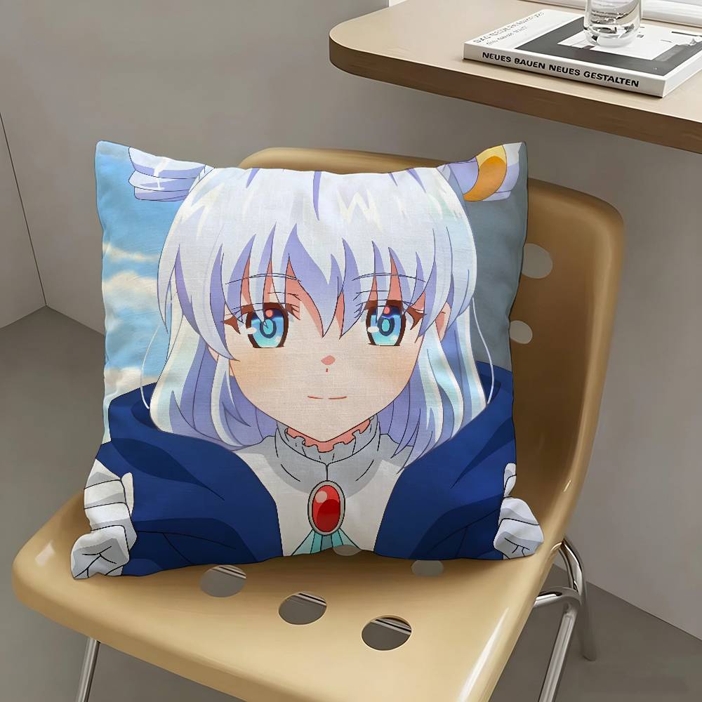 1pc Dia Viekone Anime Characters Pillow Case Fashion Square Pillowcase Bedroom Sofa Room Ins Decoration Leisure