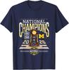 Michigan Men's Basketball National Champions March Madness T-Shirt