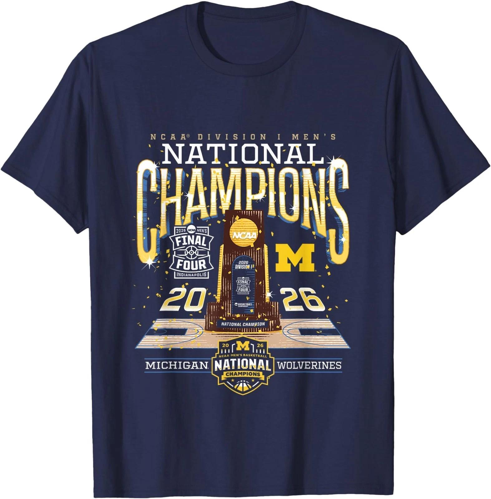 Michigan Men s Basketball National Champions March Madness T-Shirt 3XL