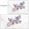 Fashion Women Butterfly Shape Rhinestones Inlaid Hair Clip Hairpin Headwear