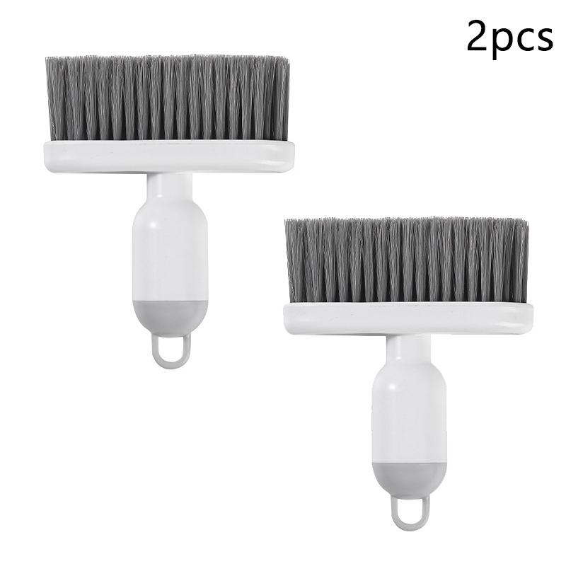 

1/2 шт. Многофункциональная щетка для чистки клавиатуры 2-в-1 Инструмент для удаления пыли с мягкой щетиной Бытовая щетка для щелей Щетка для оконных зазоров