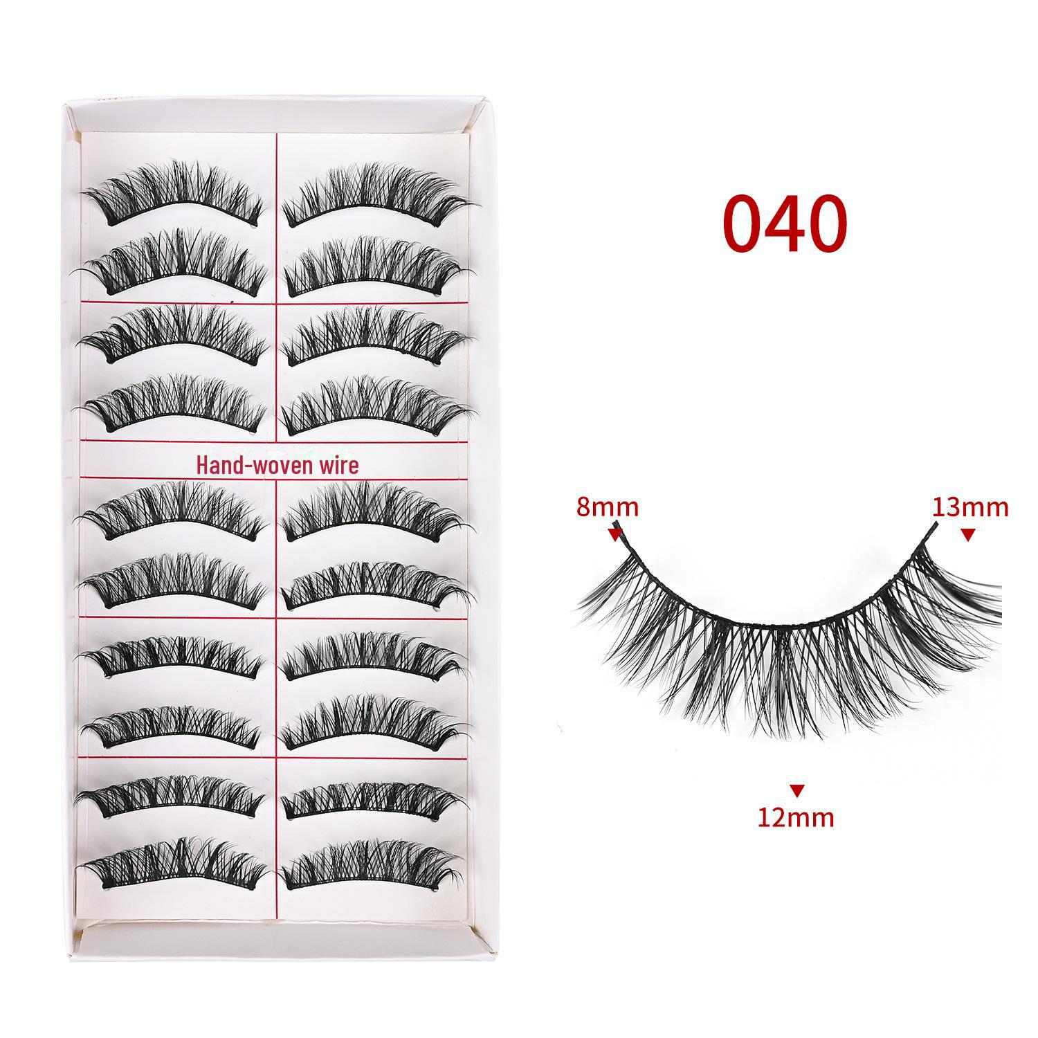 

Накладные ресницы Internet Celebrity 3D - ультратонкий черный стержень, естественная длинная фея