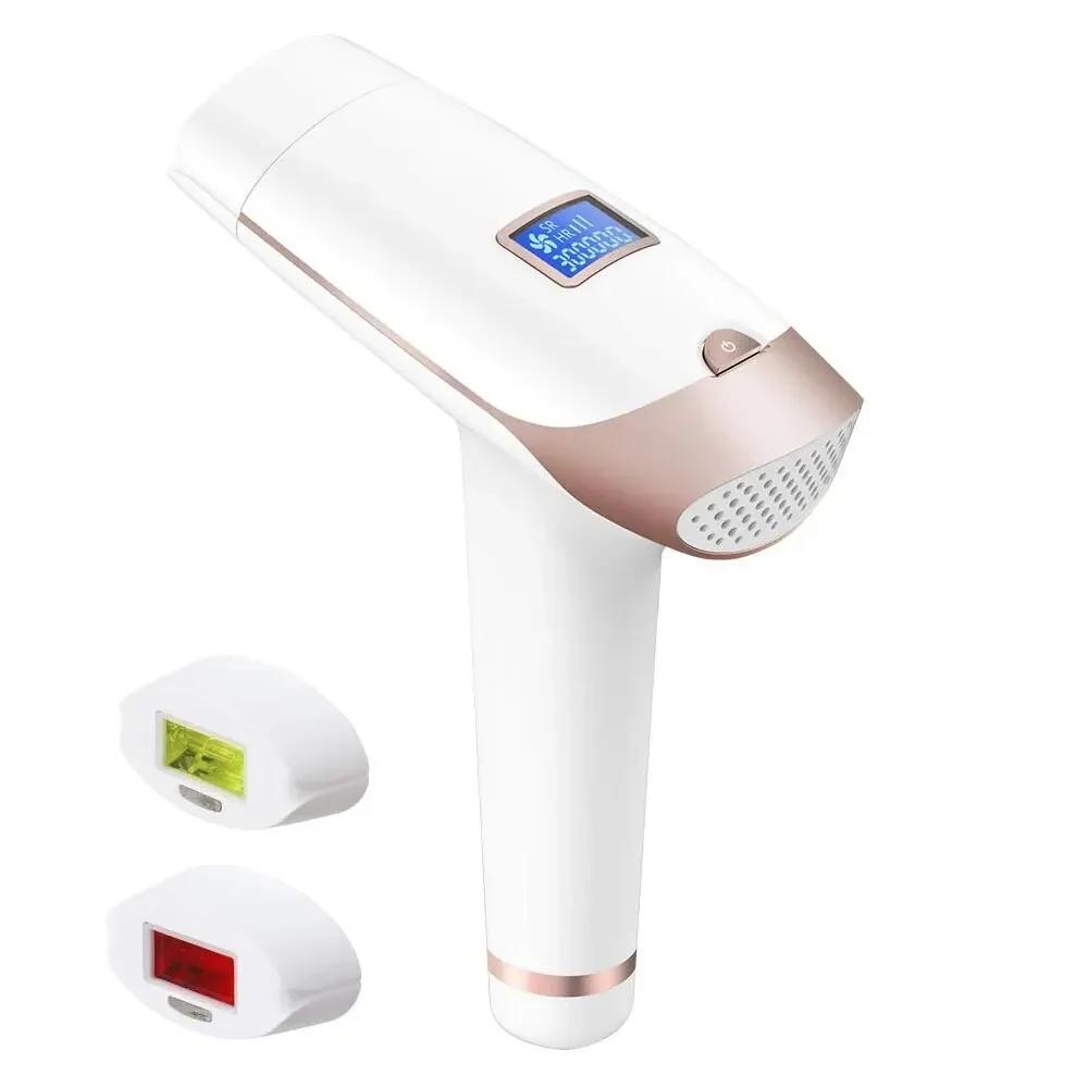 IPL Laser Epilaator 400000 impulssi Karvaeemaldusmasin LCD-ekraan T001i Püsiv Bikiinitrimmer Elektriline Depilaator