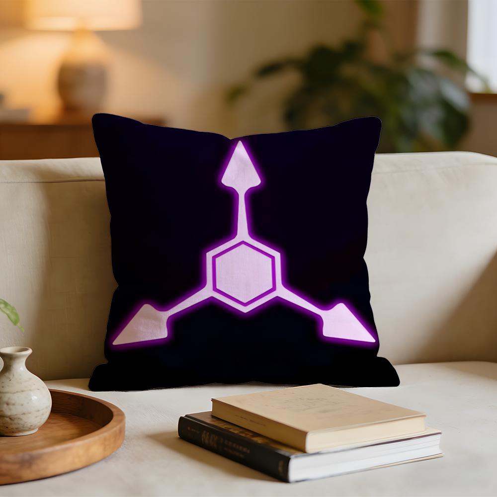 Anime MMurder Drones Cushion Cover Short plush pillowcase for bed sofa carwashable