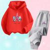 Spring Fall Girls Unicorn Sport Clothing Set Kids Outfits Hoody Sweatershirt Pants Children Fashion Thin Tracksuit
