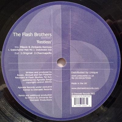 12inch Record FLASH BROTHERS - Restless DISTR007 Distraekt Recor 2003 UK Dance & Electronica Used