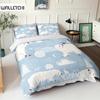 Polar Bear Duvet Cover Set Polar Cartoon Bear Rabbit Bird Pattern Bedding Set For Kids Teens Adults Soft Microfiber Quilt Cover