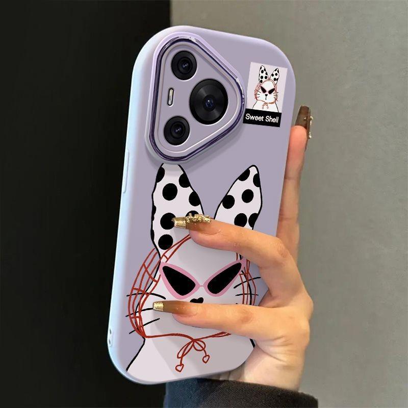 Applicable To Huawei Pura80 Mobile Phone Case, Advanced Sense, New Pura70pro High-end Mobile Phone Case, Sunglasses Tutu