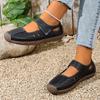 Summer Handmade Vintage Hollow-out Sandals for Women, Soft-soled Mother's Shoes, Velcro Casual Women's Shoes