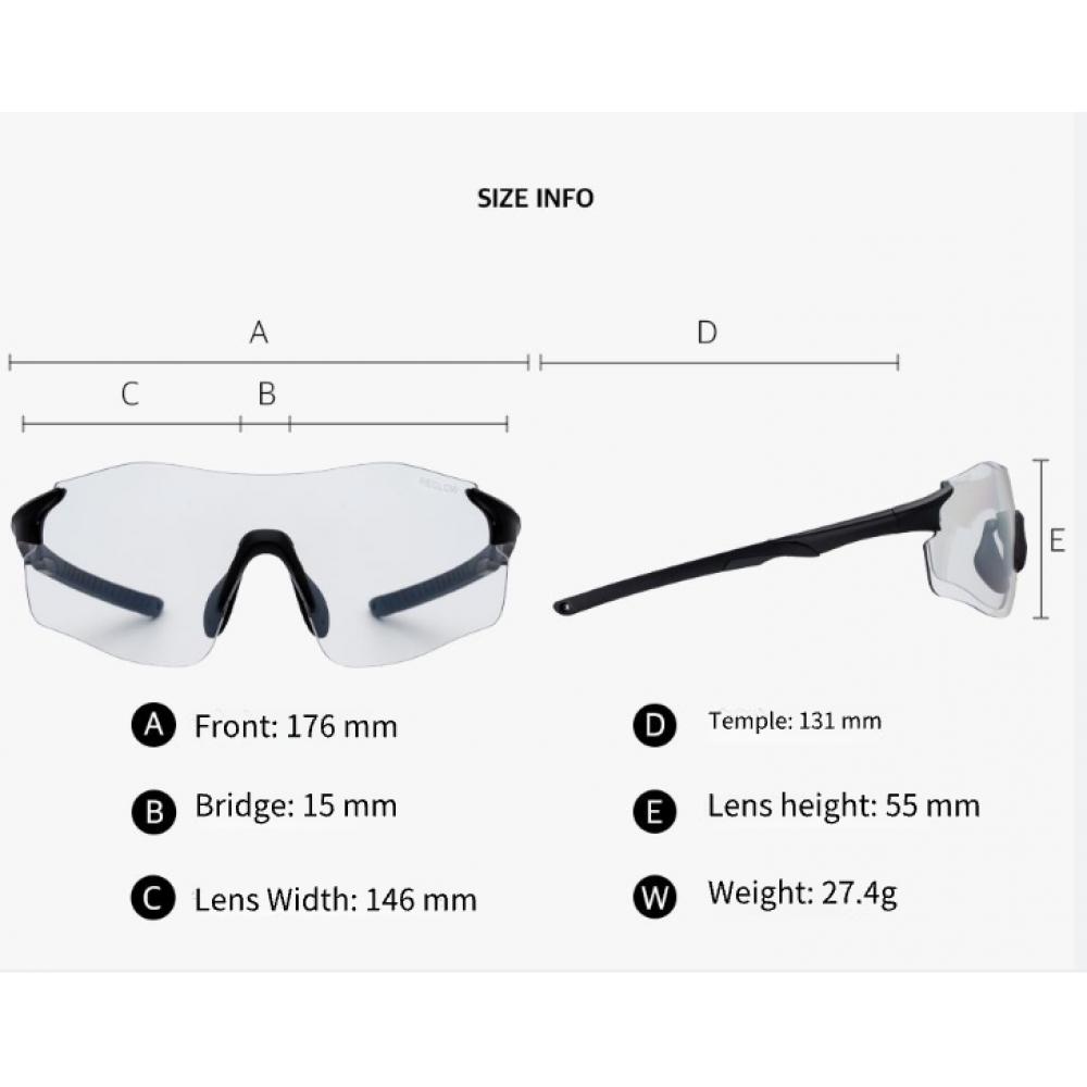 Reclow Black Sunglasses Klay Goggles