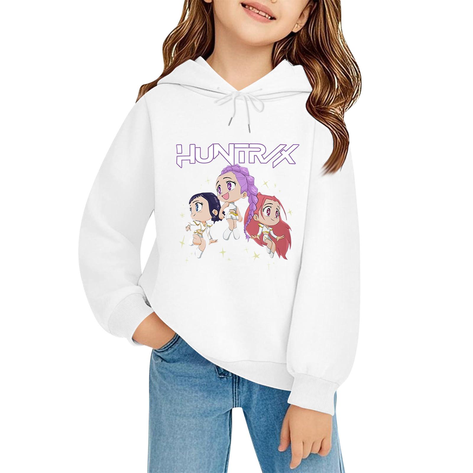 

Детский пуловер с длинным рукавом, свободного кроя, с принтом букв, капюшоном на шнурке 160 белый