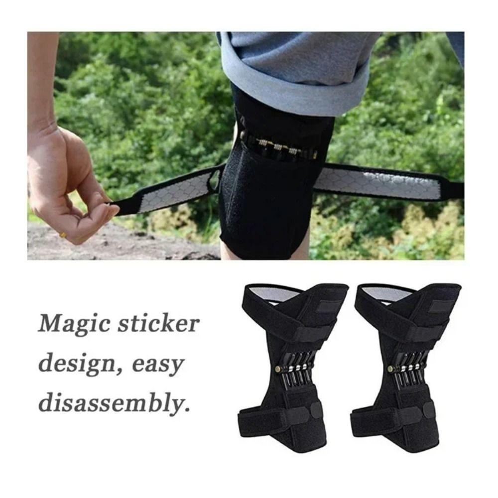 1/2PCS Rebound Spring Knee Protection Boosters Breathable Fixed Booster Support Knee Pads Non-Slip Knee Protector Sports