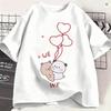 Dudu Bubu T Shirt For Unisex Cotton Vintage Tshirts Crew Neck Love Tee Shirt Short Sleeve Clothing Classic