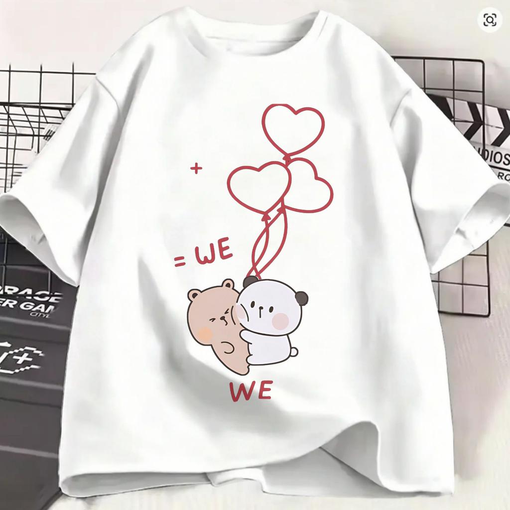 Dudu Bubu T Shirt For Unisex Cotton Vintage Tshirts Crew Neck Love Tee Shirt Short Sleeve Clothing Classic
