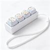 Cute Cat Keycap Fidget Keychain Mini Keycap Finger Button Press Toy Keychain  Gift for Adults