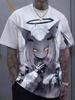 Cartoon Tattoo Meisje Patroon 3d Geprint Heren T-Shirt Oversized Sweatshirt Voor Mannen Bad Girl Harajuku Top Korte Mouw T-Shirt