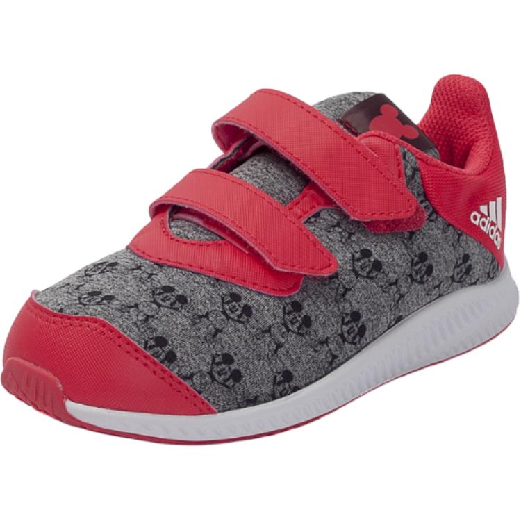 Disney x adidas FortaRun CF Infant Mickey Mouse Baby Sneakers Grey Hyper-Pink BA9911