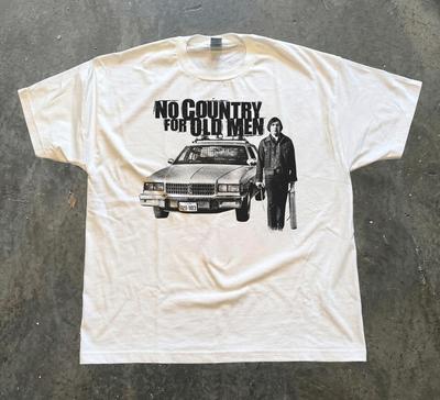 No Country for Old Men Graphic Shirt, Retro Anton Chigurh Tee, Vintage Coen Brothers Movie T-shirt, Javier Bardem Film Fan Merch