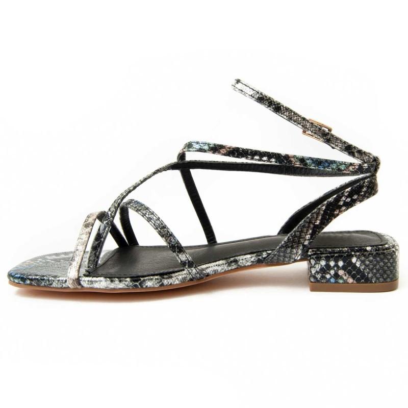 Sandalia Con Tacon Para Mujer.  Montevita  Sandalo2  91741