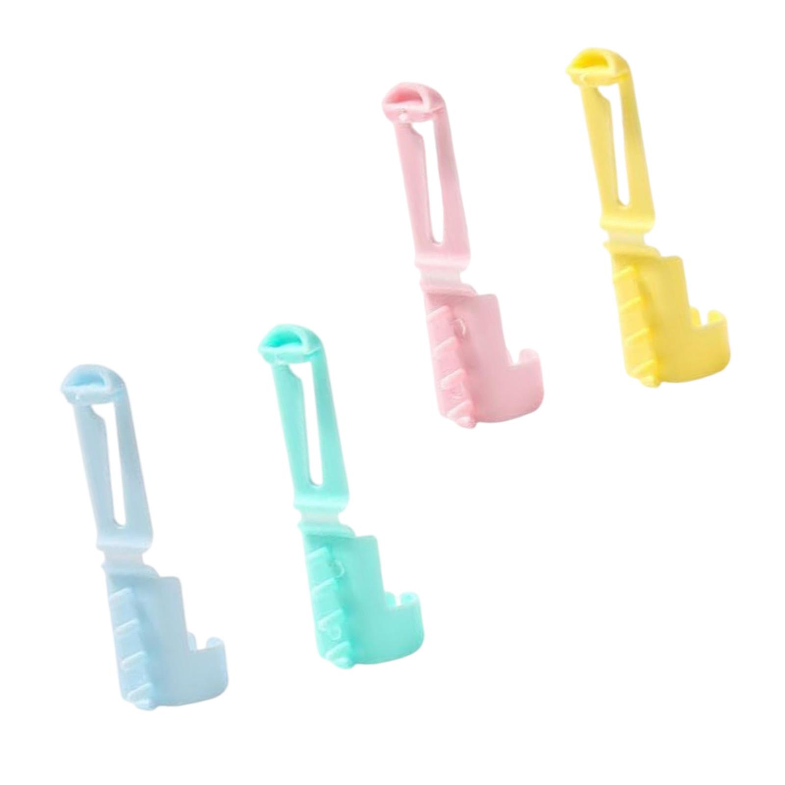 

4 шт. Кольца-направляющие для пряжи, натяжные кольца для вязания крючком, инструмент для вязания, регулируемые сопутствующие кольца, аксессуары для вязания