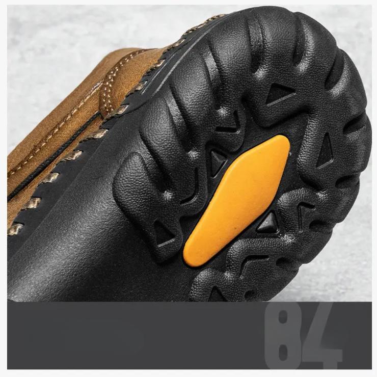 Męskie skórzane trampki, ręcznie robione buty codzienne