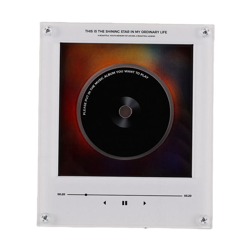 Imanes para Nevera Musicales con Reproductor de Discos NFC Set Reproductor de Música de 256G con Luz para Nevera Escritorio Musical Único