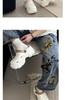 2026 Women's Thick Sole Garden Shoes: Non-Slip High-Heeled Beach Slippers with Arch Support and Closed-Toe Design