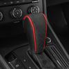 Universal PU Leather Non-Slip Car Gear Shift Knob Cover, Black Auto Parts Protective Driving Control Cover