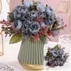 Peony Imitation Flower Home Wedding Bouquet 1PCS Purple