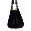 Used BVLGARIShoulder Bag Black Leather Women