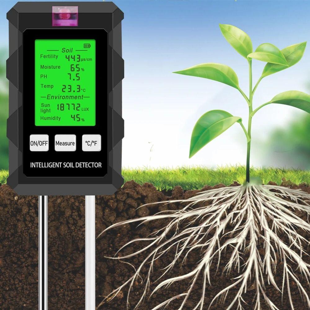 

6 in 1 6 in 1 Soil Meter Humidity Detection Soil Moisture Meter Flower Planting