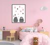 Picture Poster In a Frame A4 Cm Hedgehog PD102