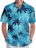 Summer new Hawaiian shirt men's fashion digital printing short sleeve source factory one piece hair