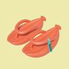 Women's Thick-Soled Banana Flip-Flops, Trendy Summer Non-Slip Beach Sandals for Couples 2026