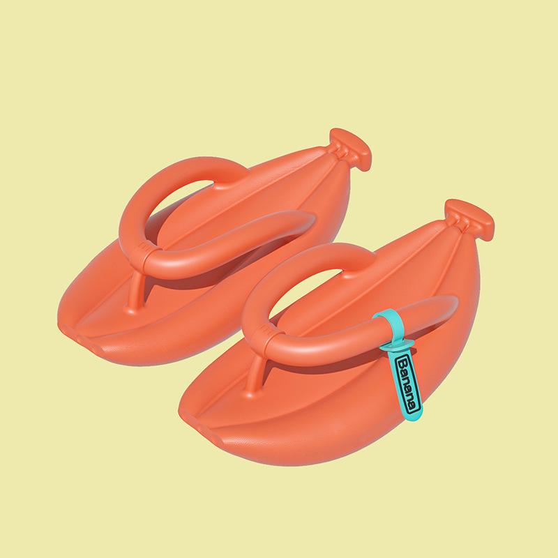 Women's Thick-Soled Banana Flip-Flops, Trendy Summer Non-Slip Beach Sandals for Couples 2026