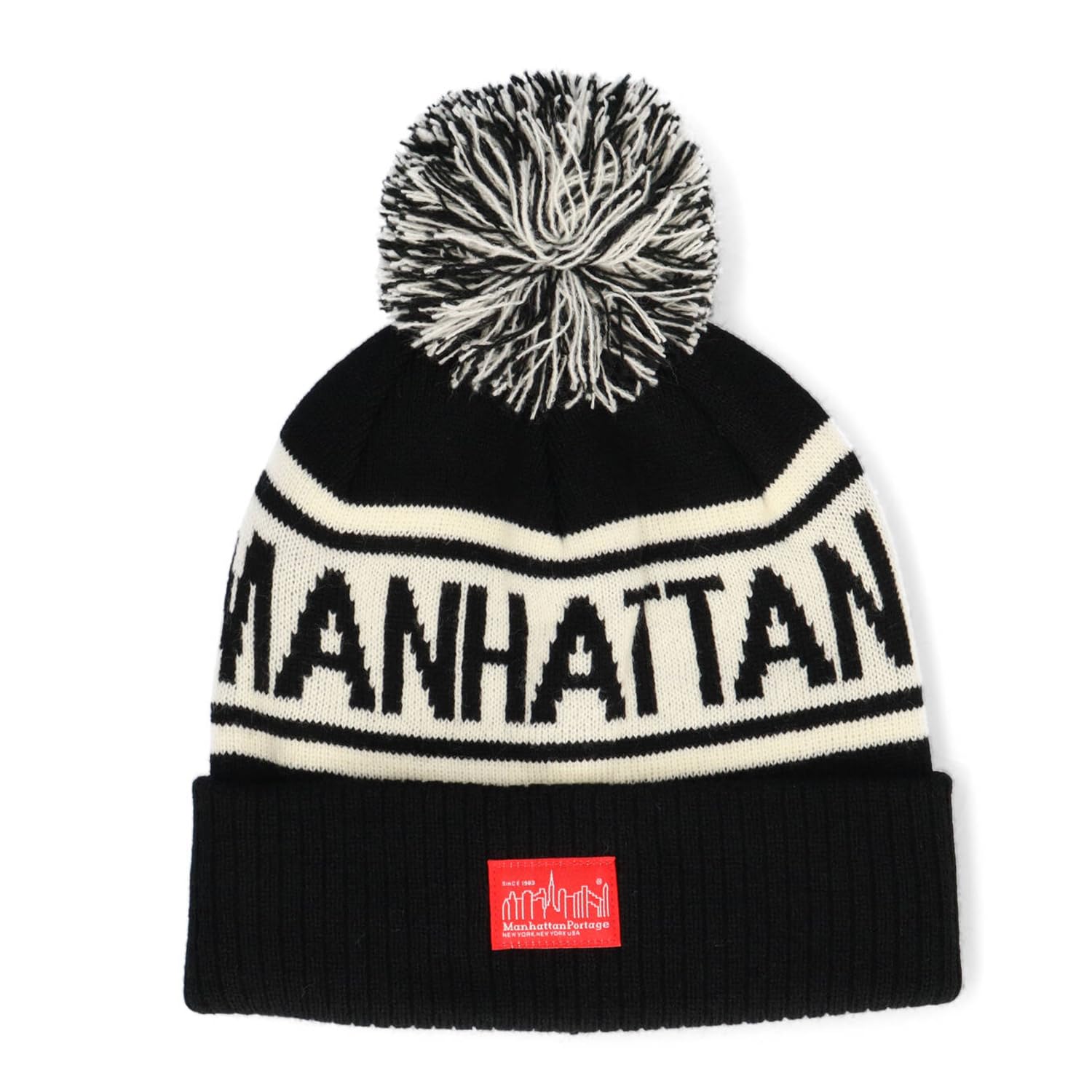 

Manhattan Portage Jacquard Bonten Knit Cap (011 Black) чёрный