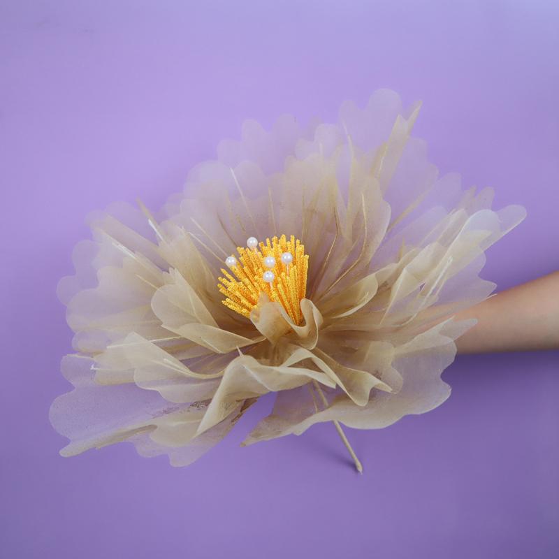50Cm Artificial Realistic Peony Silk Large Flower Head Home Party Decoration Fake Flowers