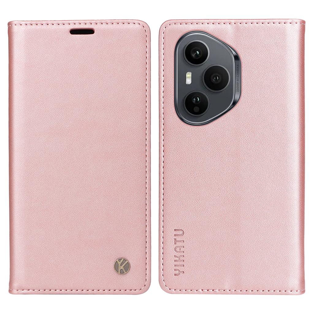 Pro Honor 400 Pro 5G (Globální) Pouzdra na telefon YIKATU Magnetické zavírání PU kůže Mobilní kryt