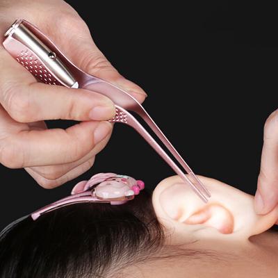 Led baterka Ear Pick Remover Ear Cleaner Tweezer Ears Care Tool