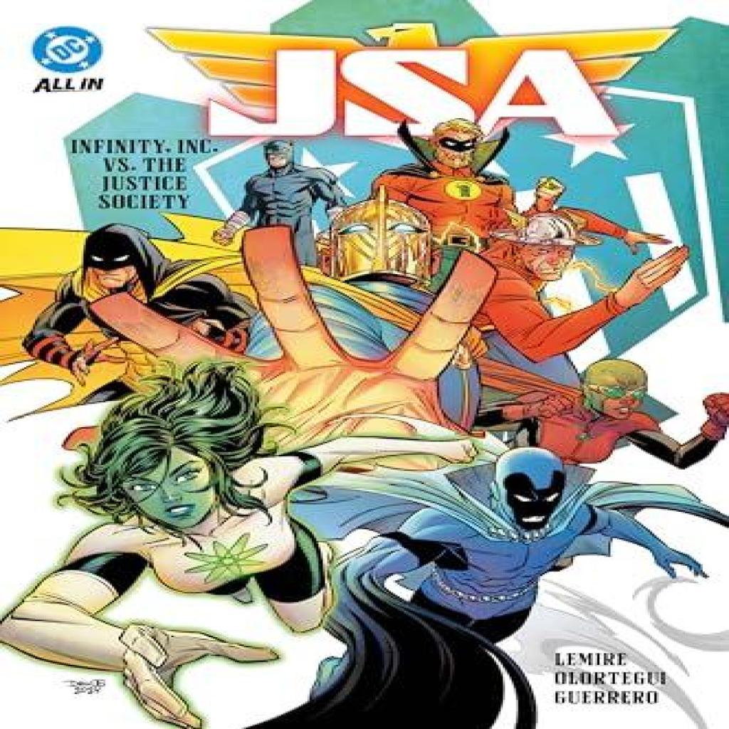 JSA Vol. 1 Infinity Inc. vs. The Justice Society by Diego Olortegui Paperback Book 9781799505365