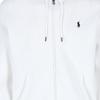 Polo Ralph Lauren Ss22 Logo Embroidered Hooded Zip-Up Long Sleeve Sweatshirt Men Sweatshirt White 710883329013
