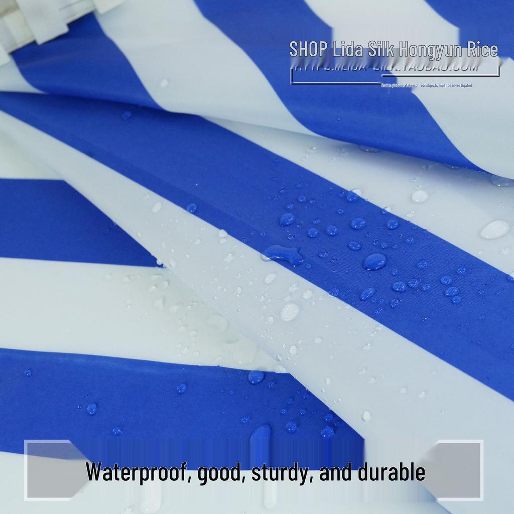 210D Thin Striped Waterproof Tent & Awning Fabric