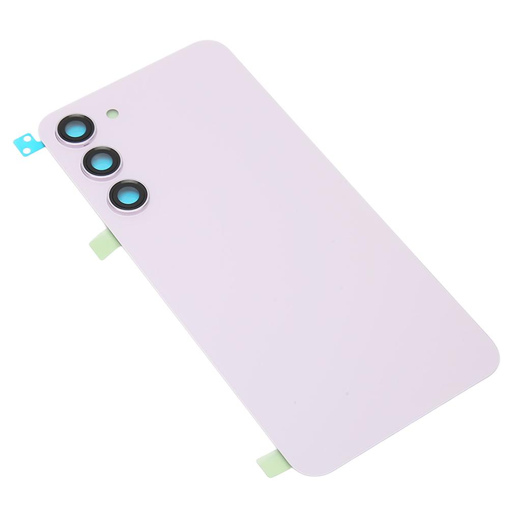Back Glass Replacement Kit with Camera Lens and Pre Installed Tape Rear Glass Housing Cover for Samsung Galaxy S23 Plus