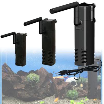 Water Purifier with Replace Sponge Air Pump Fish Tank Filter Aquarium Filter Oxygen Internal Pump