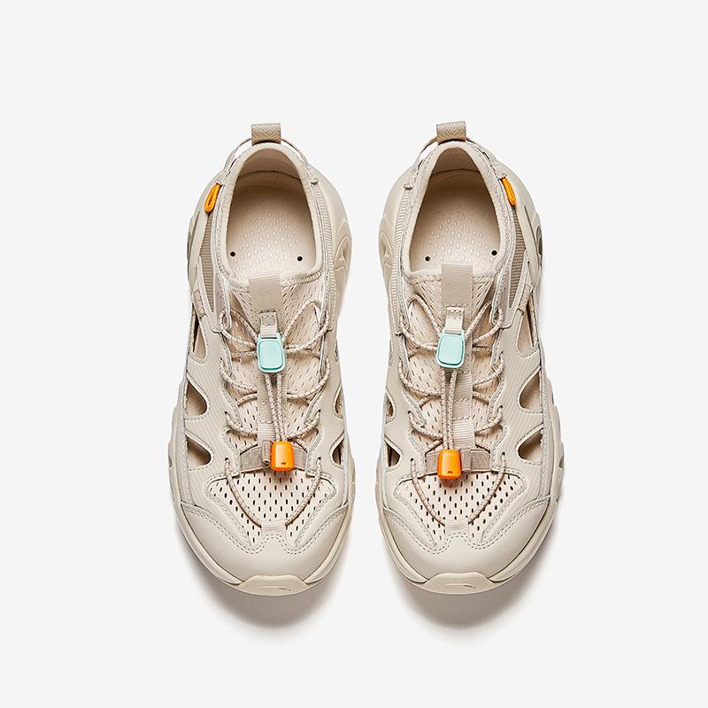 Anta Kids River Walking Synthetic Leather Fabric Trendy Comfortable Versatile Outdoor Water Shoes Breathable Non-Slip Low-Top Sandals 312526907