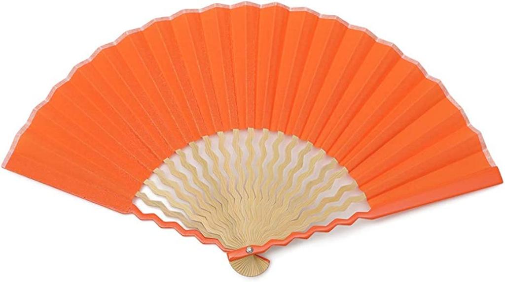 Shoroku GIZAGIZA Fan [Nishikawa Shoten] (Orange)