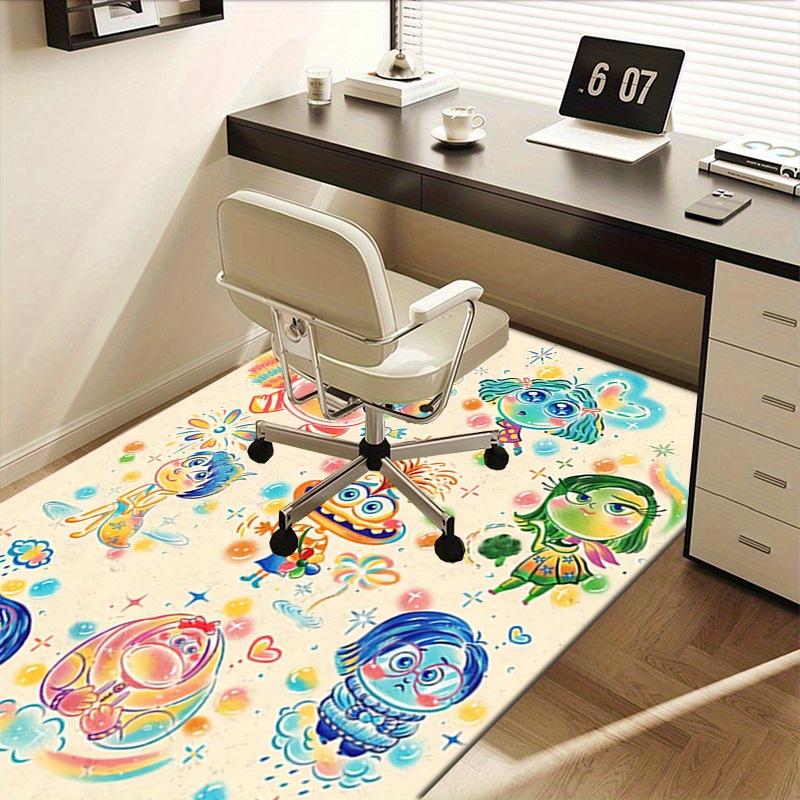 Office Rug Emotions, Characters theme 3D Printed Anti-Slip Rug-Machine Washable for Living Room
