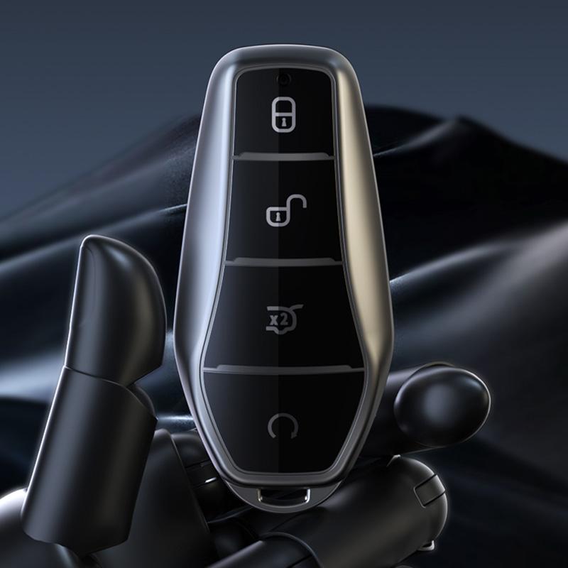 Autoschlüsselhülle Vollabdeckung Schale Halter Schutz für BYD Tang EV600 Han EV Yuan ATTO 3 Song PLUS Pro MAX DMI Qin Autozubehör