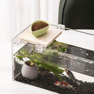 4 pezzi 6 mm/8 mm/10 mm clip in acrilico per acquario coperchio supporto supporto staffa morsetto supporto fornitura acquario